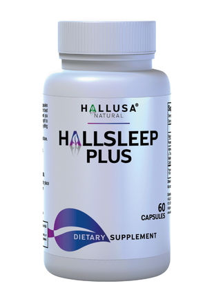 HallSleep Plus - Magnesium Citrate with Ashwagandha Supplements to Support Relaxium Sleep & Focus Supplement - Hallusa Natural - 60 Capsules