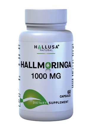 HallMoringa - Moringa 1000 MG - Rosabella Moringa - Immune Support Supplement - Anti Inflammatory - Joint Support - Energy Supplements - 60 Capsules