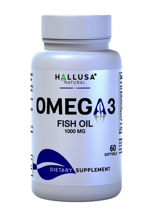 Omega 3 300 mg - Fish Oil 1000 mg - Omega 3 Supplement - Fish Oil EPA 180 mg DHA 120 mg - Omega 3 Fatty Acids - Triglyceride Omega 3 Fish Oil - 60 Soft