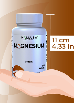 Magnesium - Magnesium Supplement - Brain Supplements for Memory and Focus - Muscles - Calm Magnesium - Focus Supplement - Magnesium Complex - 60 Tab